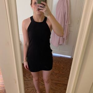 Black backless mini dress from a boutique!